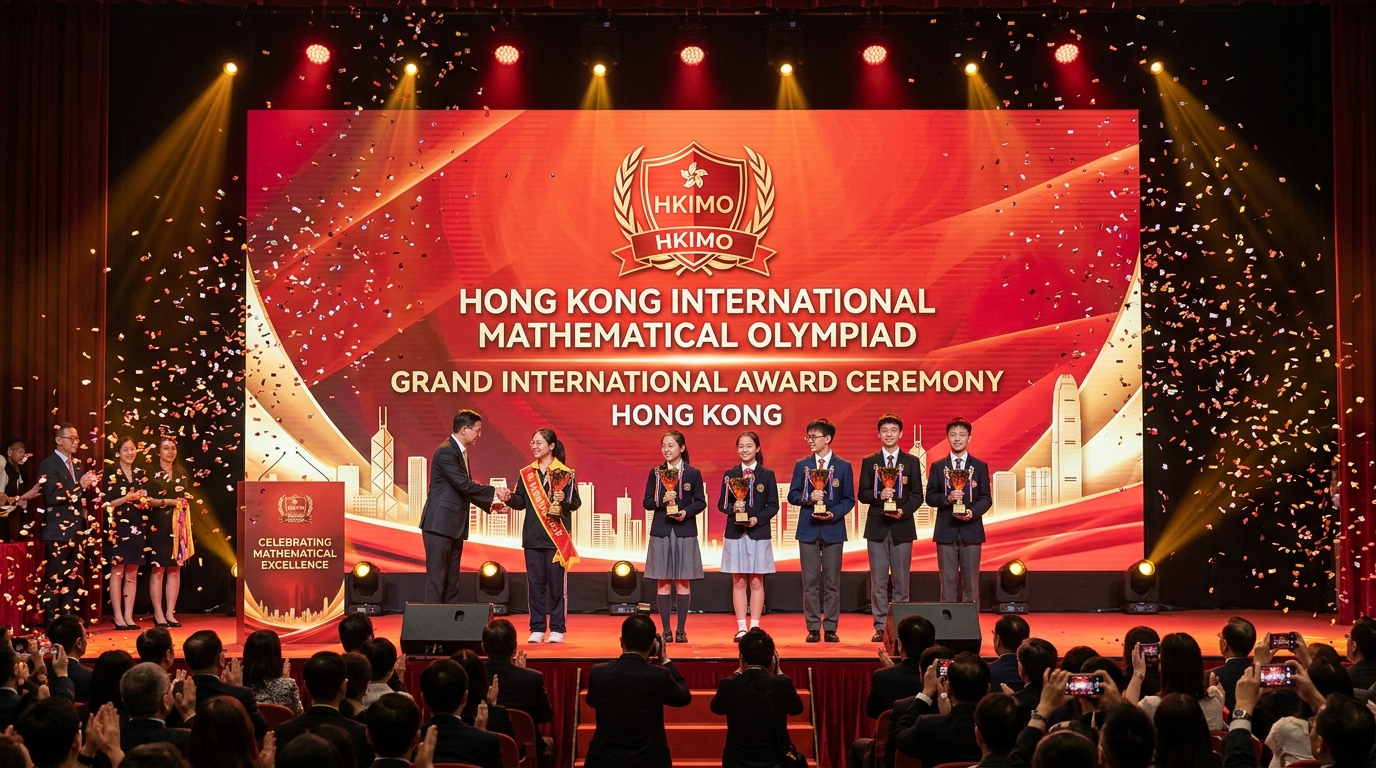 Học sinh xuất sắc tại lễ vinh danh HKIMO Hồng Kông